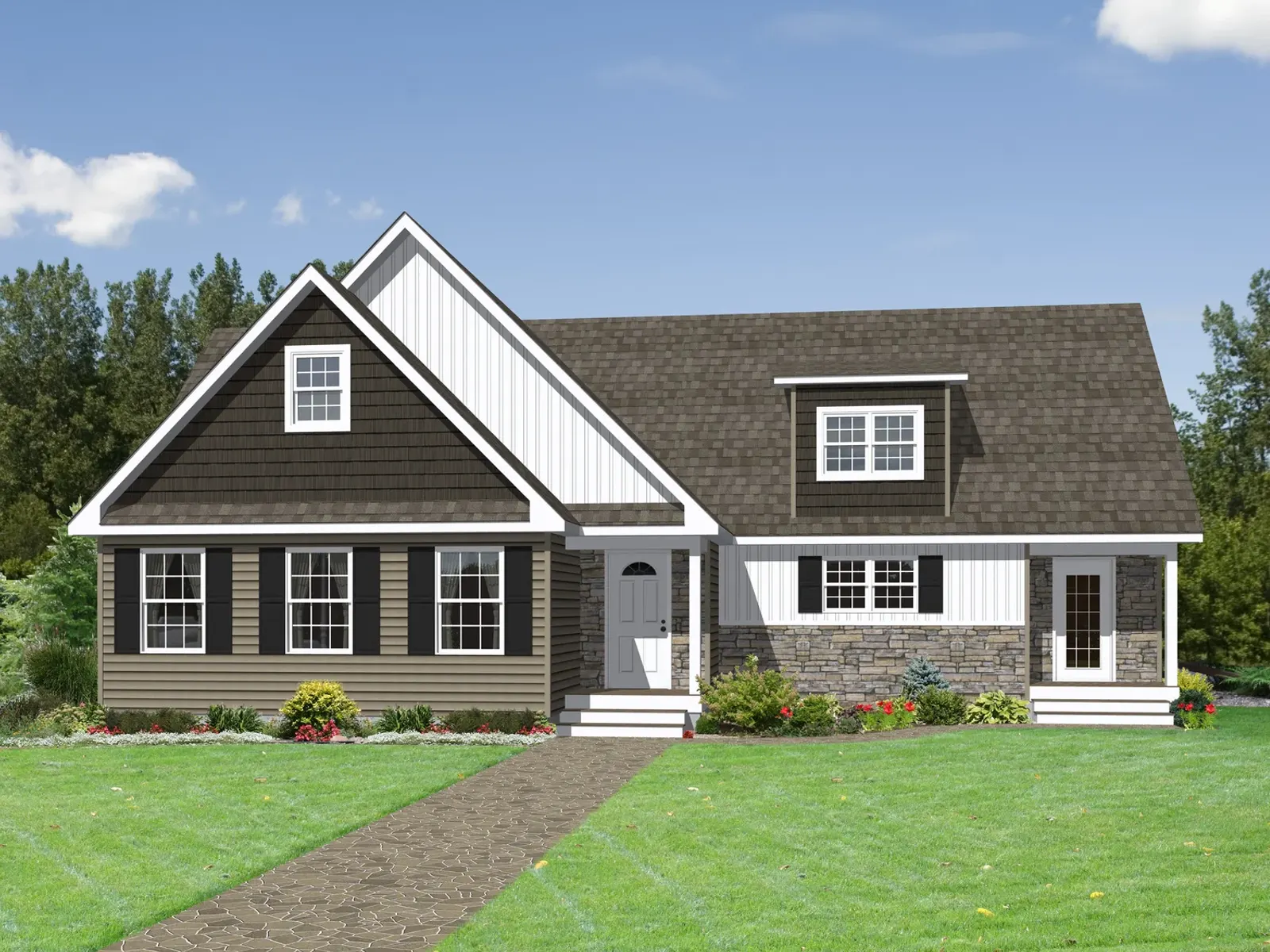 Asheville — Front elevation