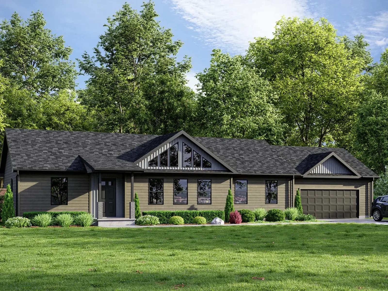 Grand Teton — Front elevation