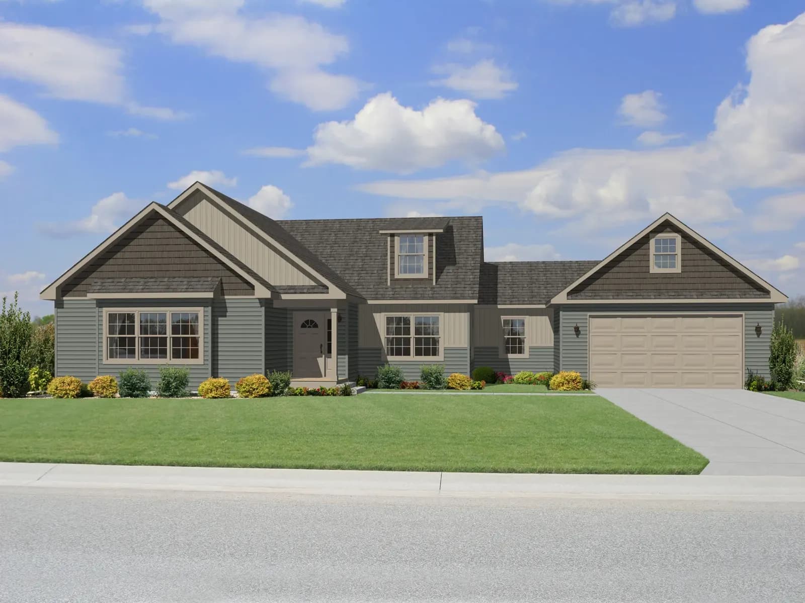 Mayfield II — Front elevation