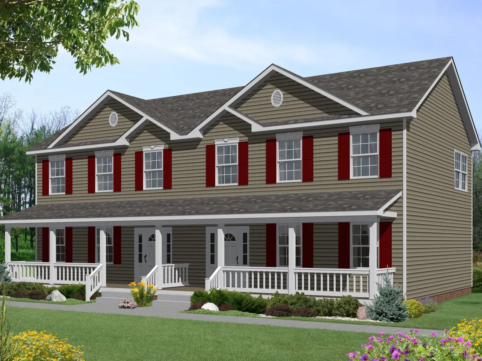 Mulberry — Front elevation