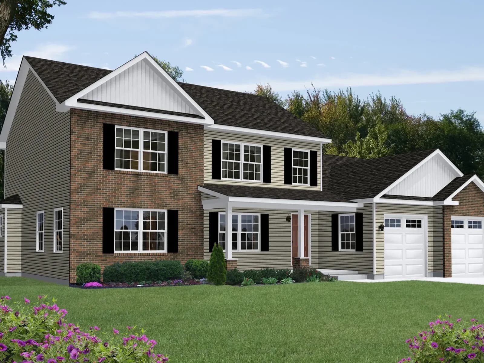 Pebble Hill — Front elevation
