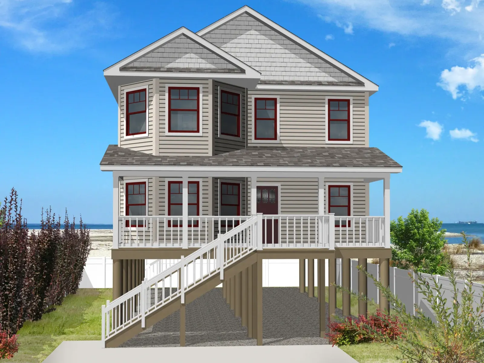 Riverhead I — Front elevation