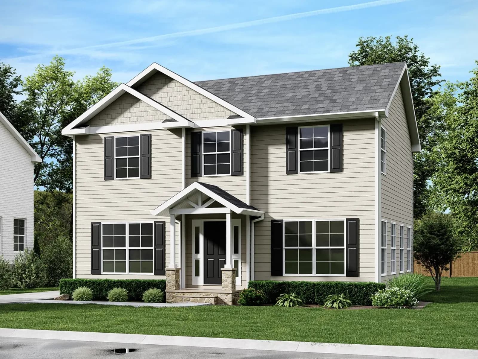 Tulip Hill — Front elevation