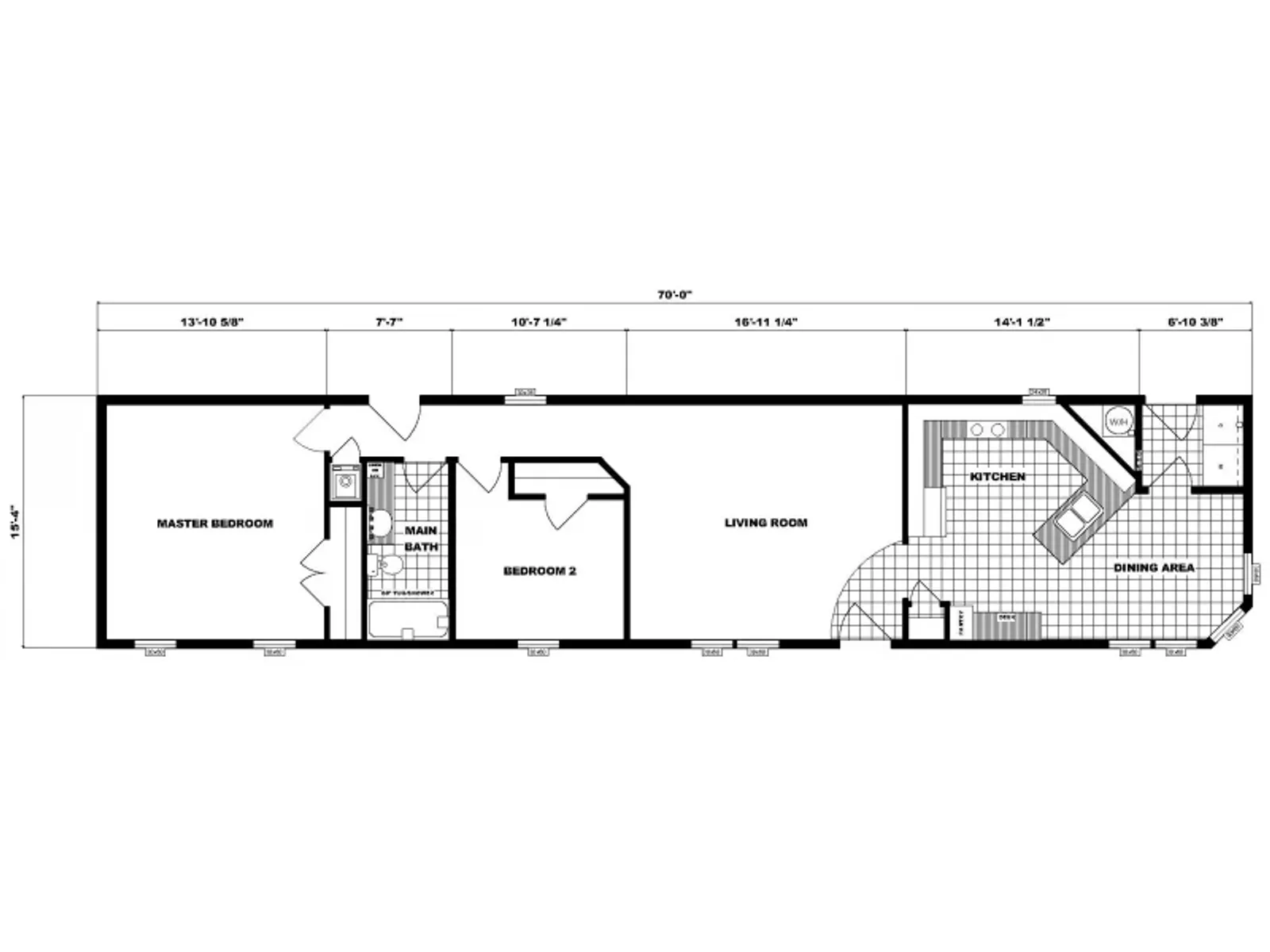 G-16-594 floor plan, drawn by Pine Grove Homes