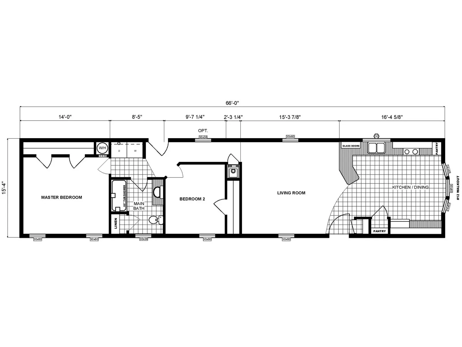 G-16-616 floor plan, drawn by Pine Grove Homes