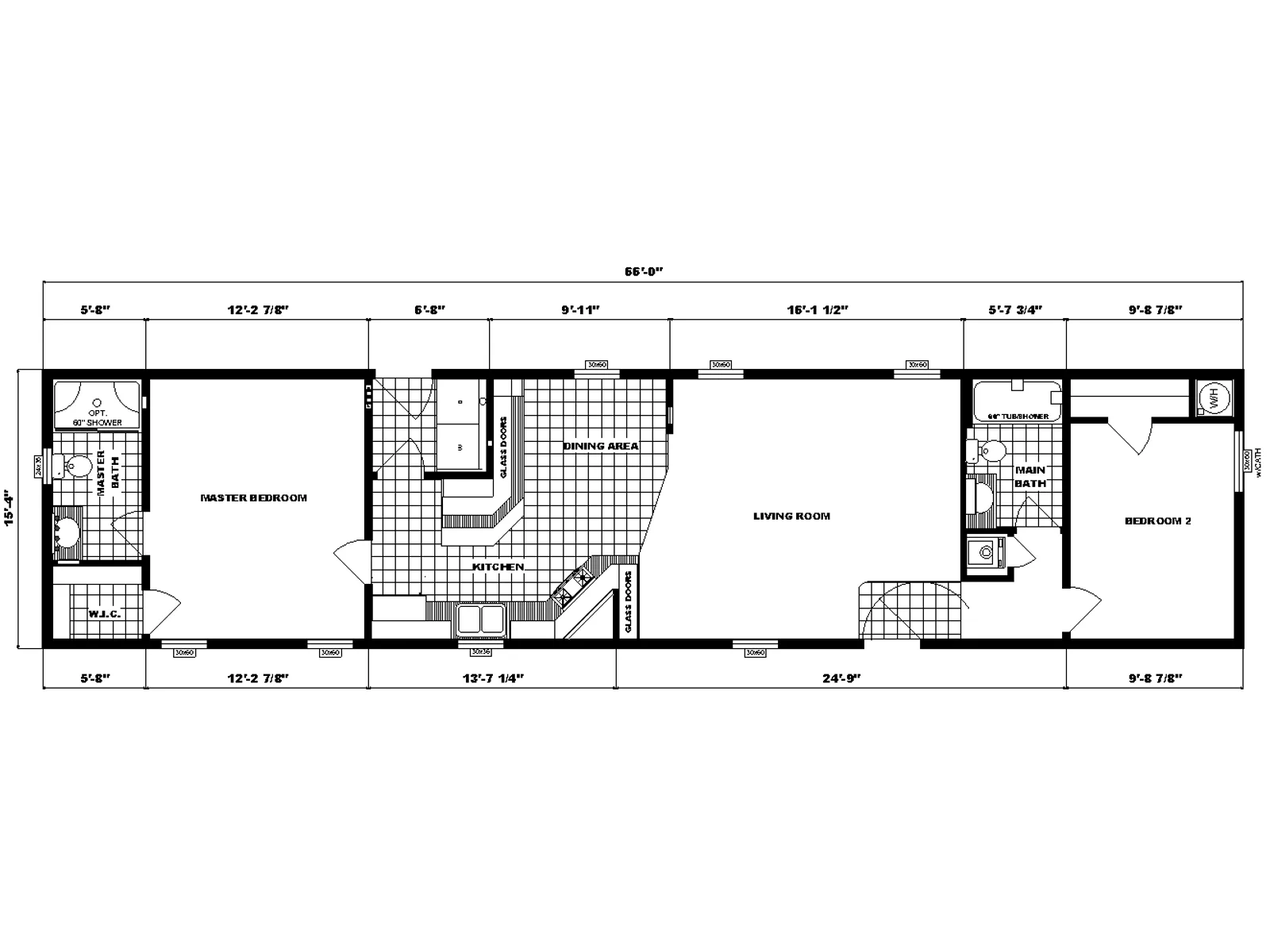 G-16-624 floor plan, drawn by Pine Grove Homes