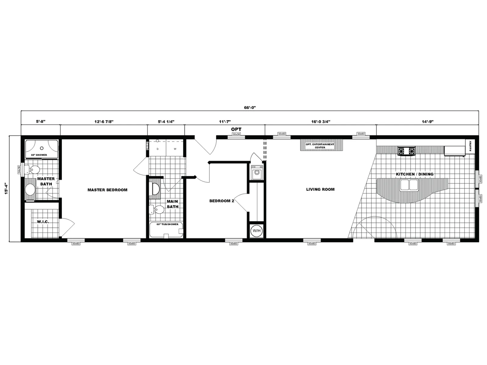 G-16-630 floor plan, drawn by Pine Grove Homes