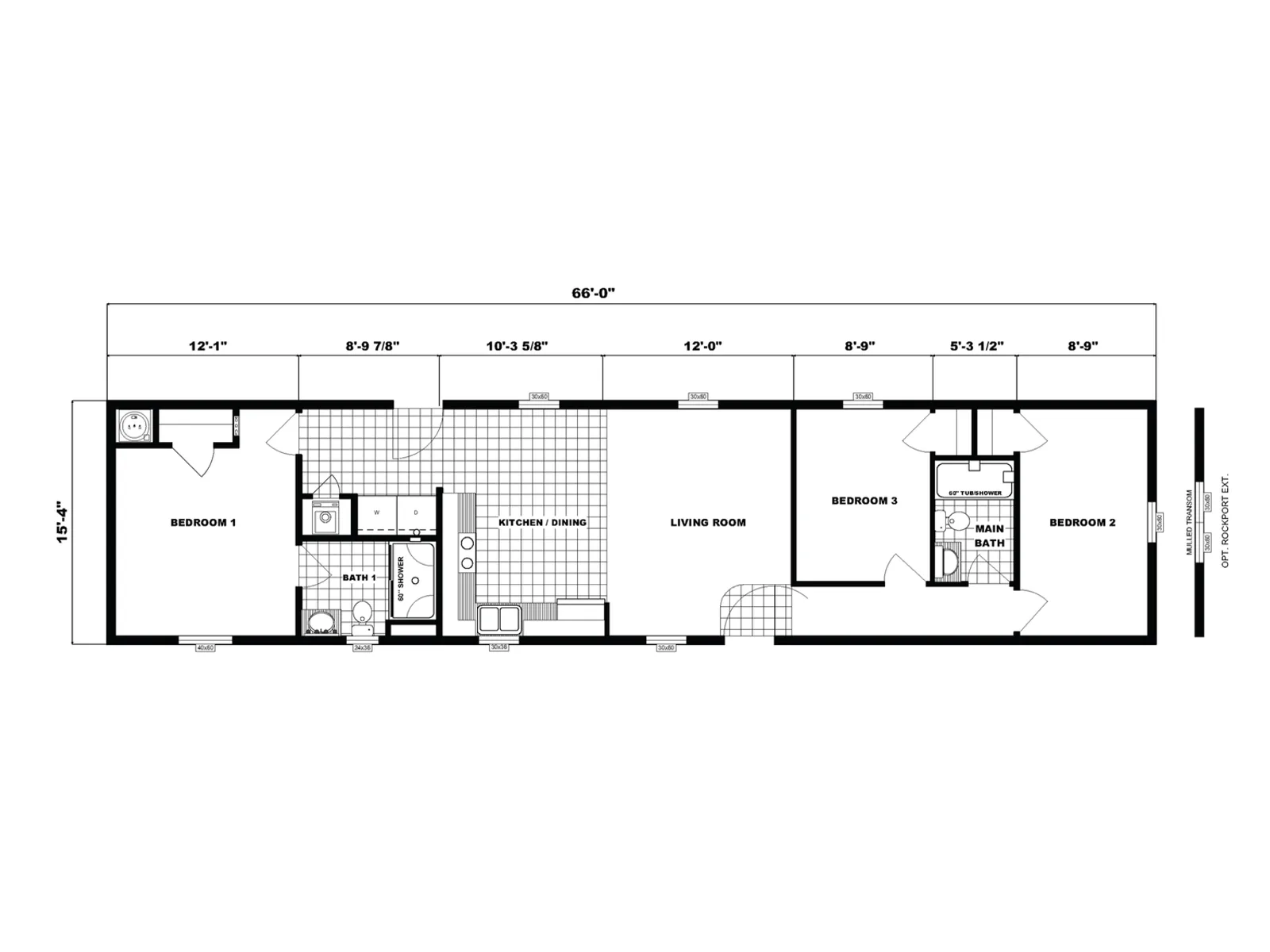 G-16-640 floor plan, drawn by Pine Grove Homes
