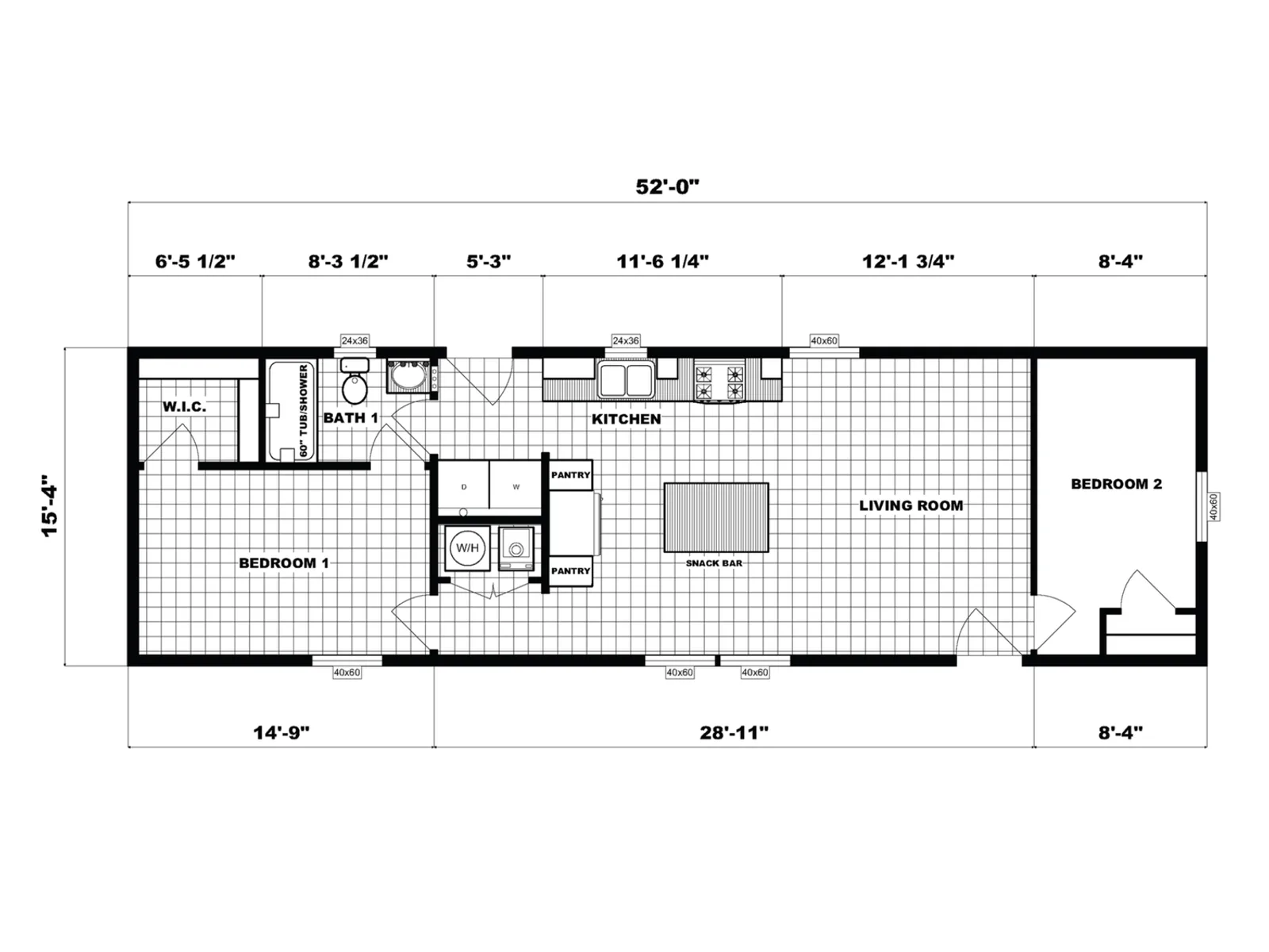 G-16-676 floor plan, drawn by Pine Grove Homes
