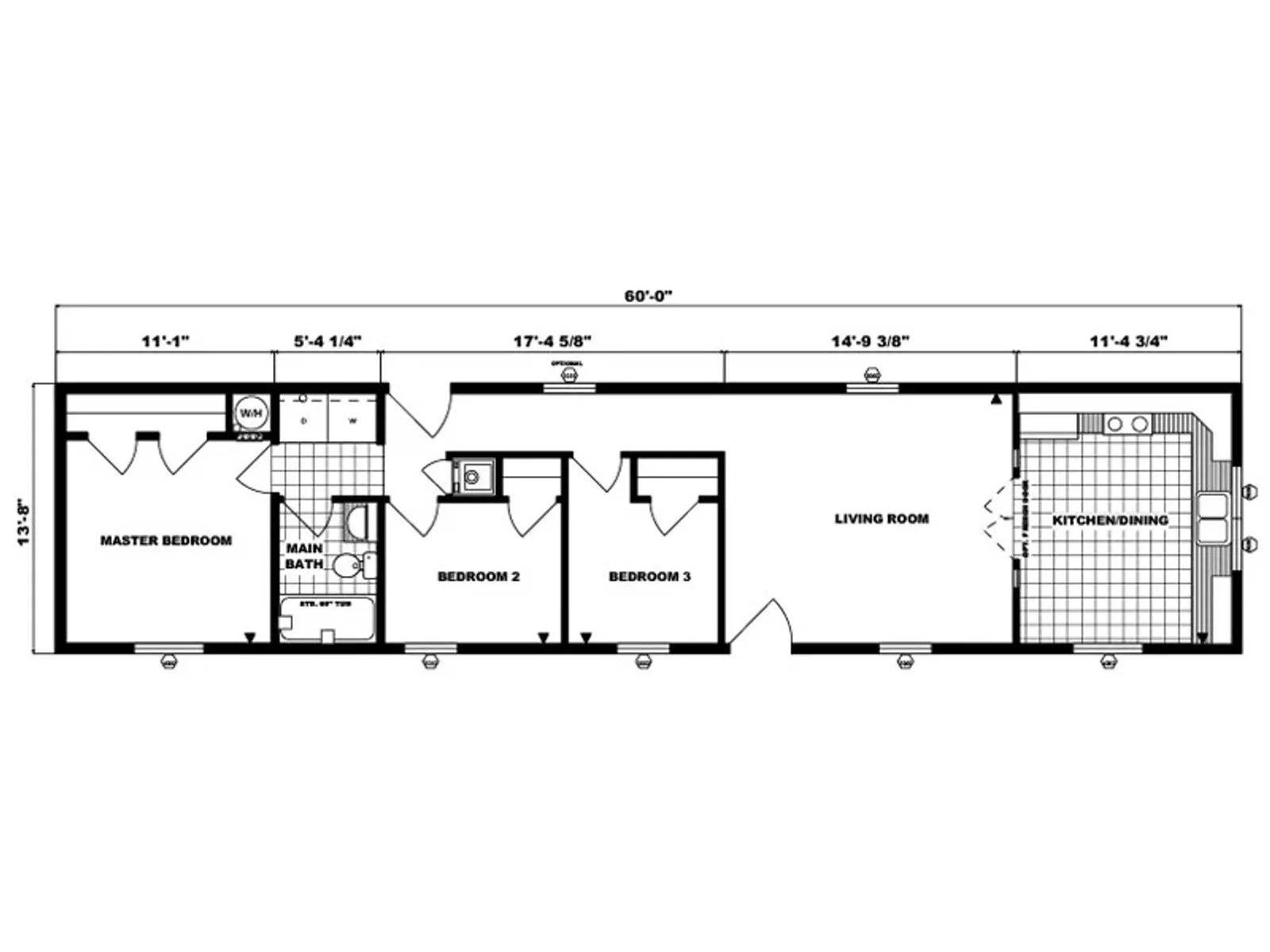 G-487 floor plan, drawn by Pine Grove Homes