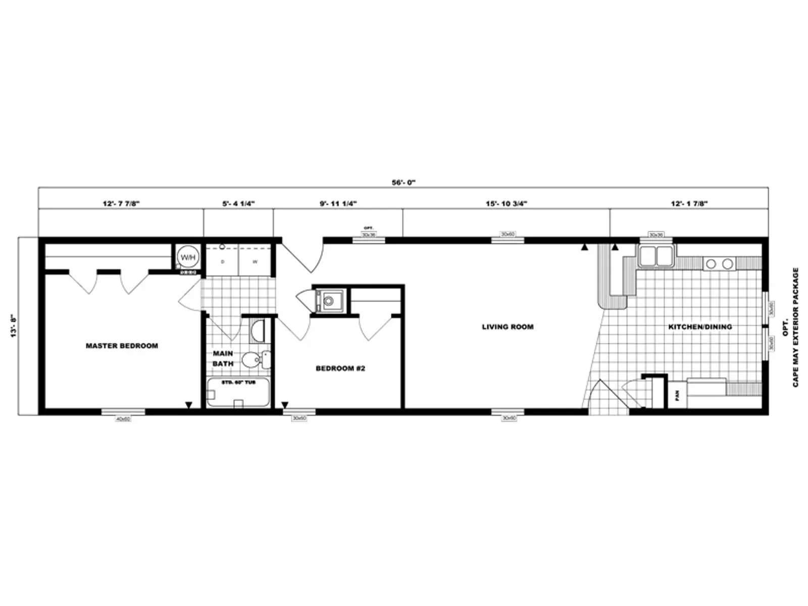G-489 floor plan, drawn by Pine Grove Homes