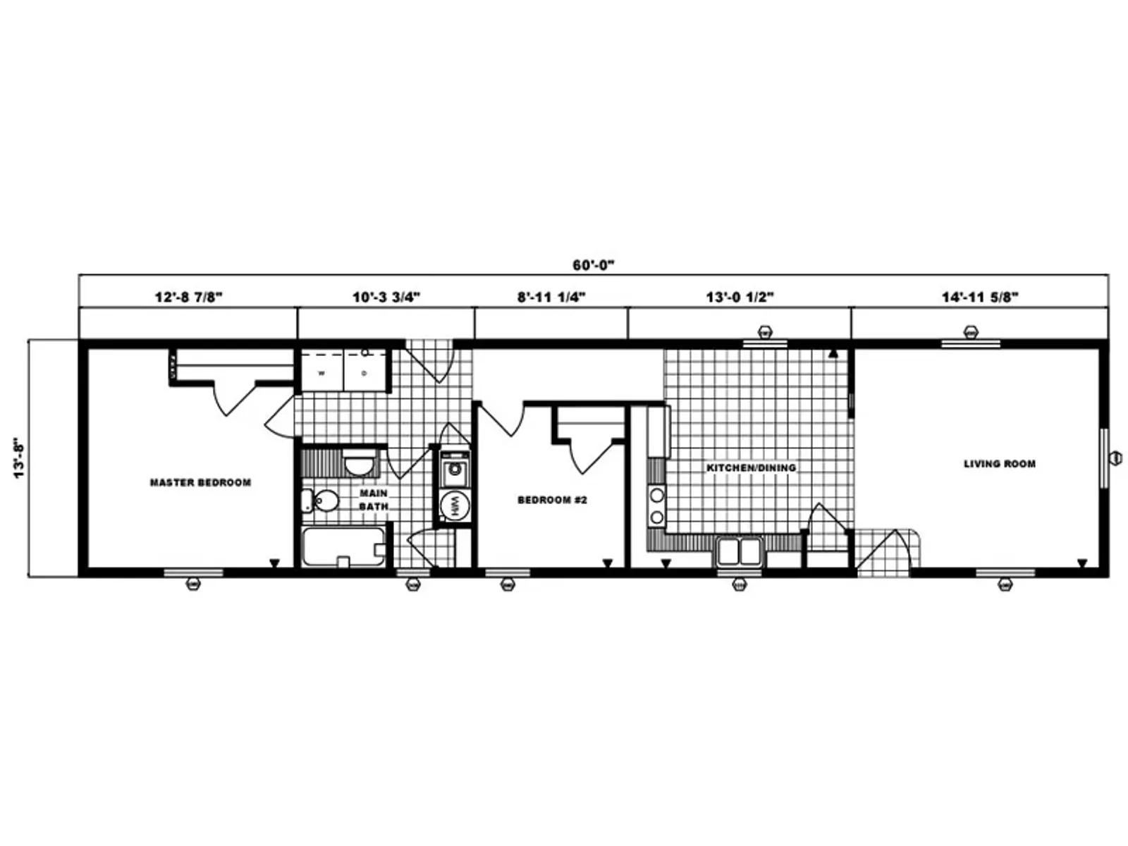 G-492 floor plan, drawn by Pine Grove Homes