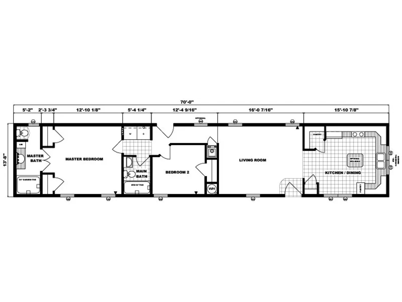 G-517 floor plan, drawn by Pine Grove Homes