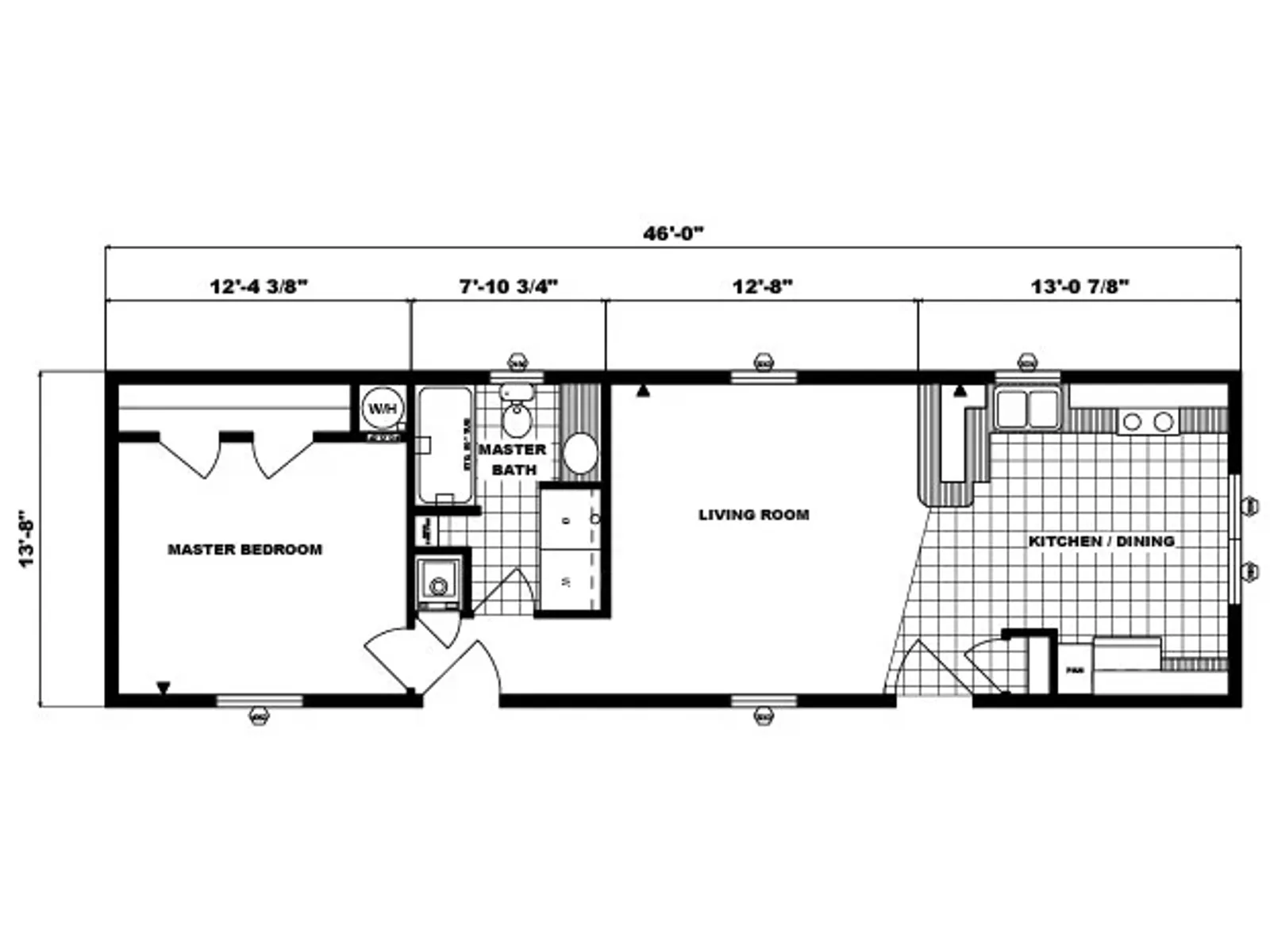 G-546 floor plan, drawn by Pine Grove Homes