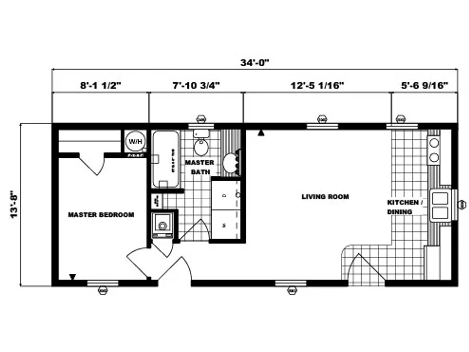 G-547 floor plan, drawn by Pine Grove Homes