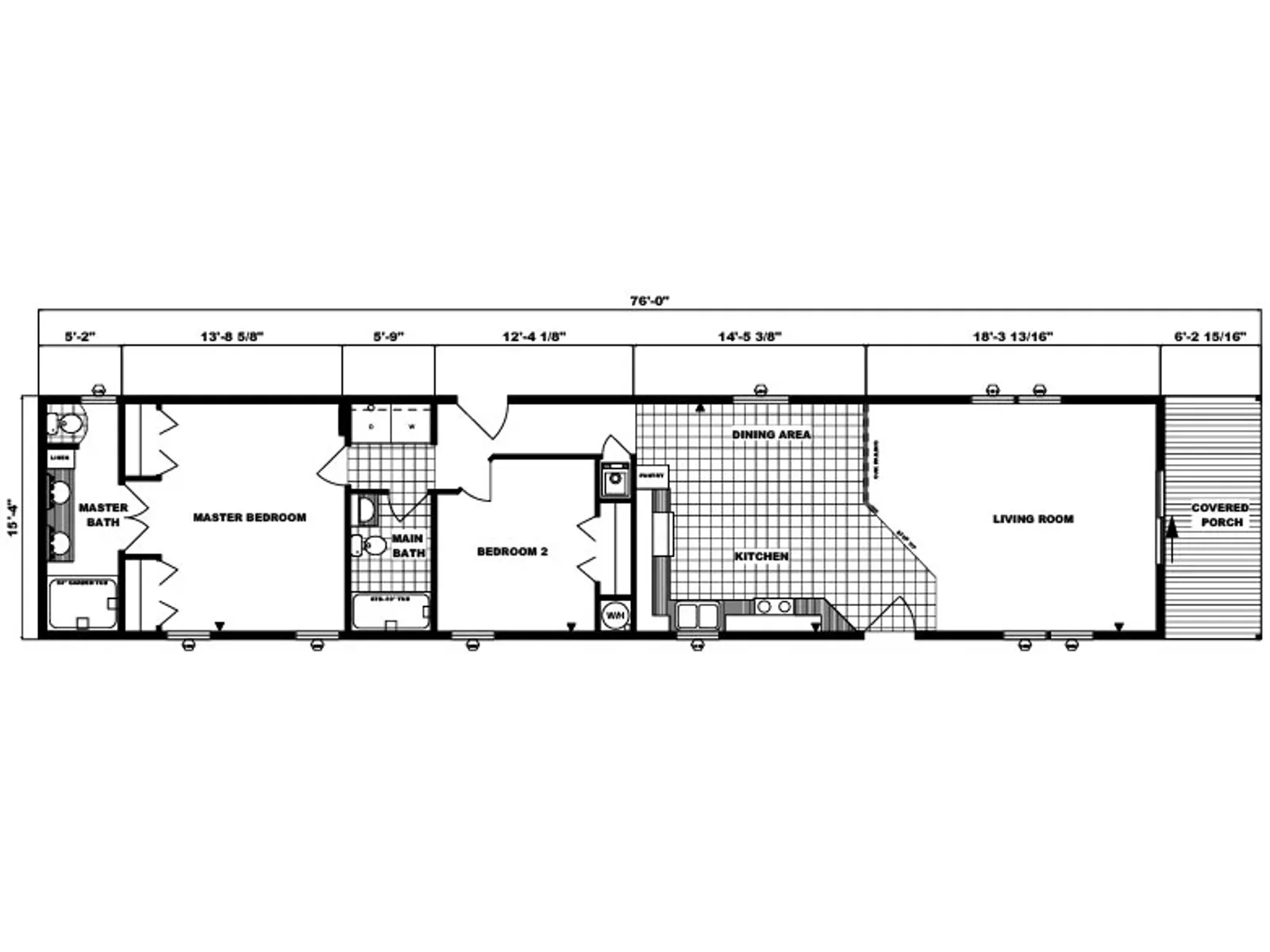 G-548 floor plan, drawn by Pine Grove Homes