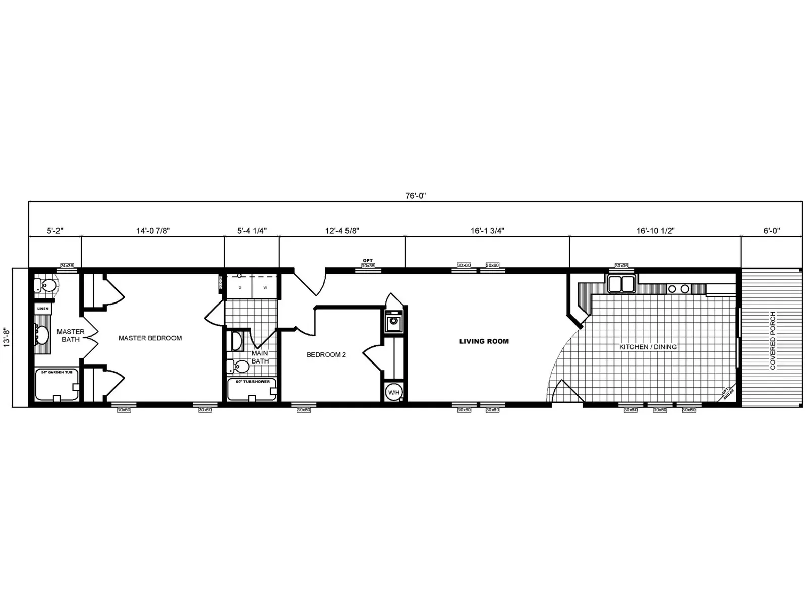 G-554 floor plan, drawn by Pine Grove Homes