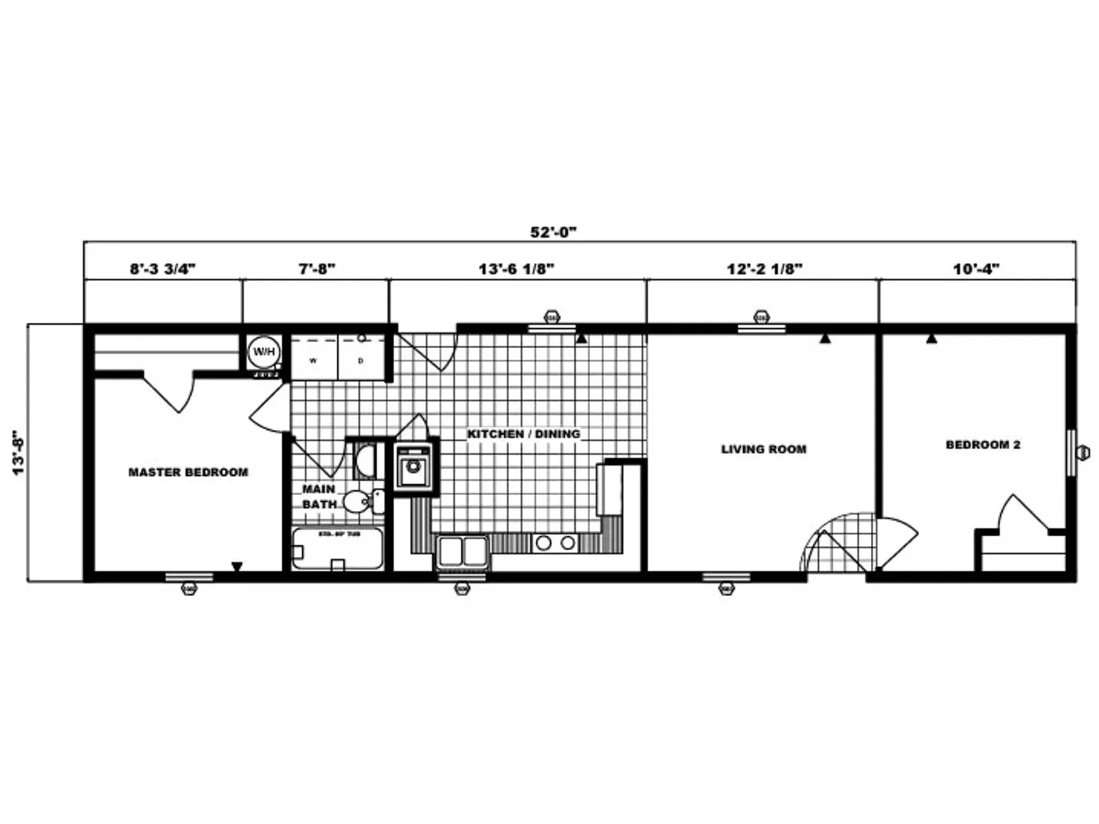 G-557 floor plan, drawn by Pine Grove Homes