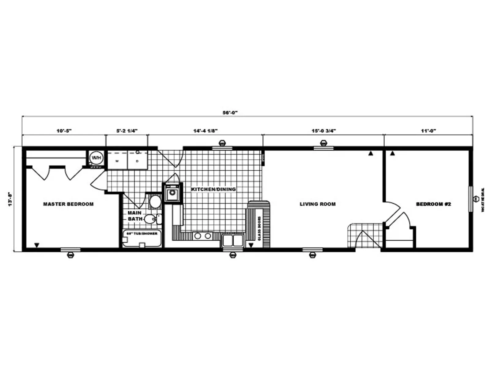 G-567 floor plan, drawn by Pine Grove Homes