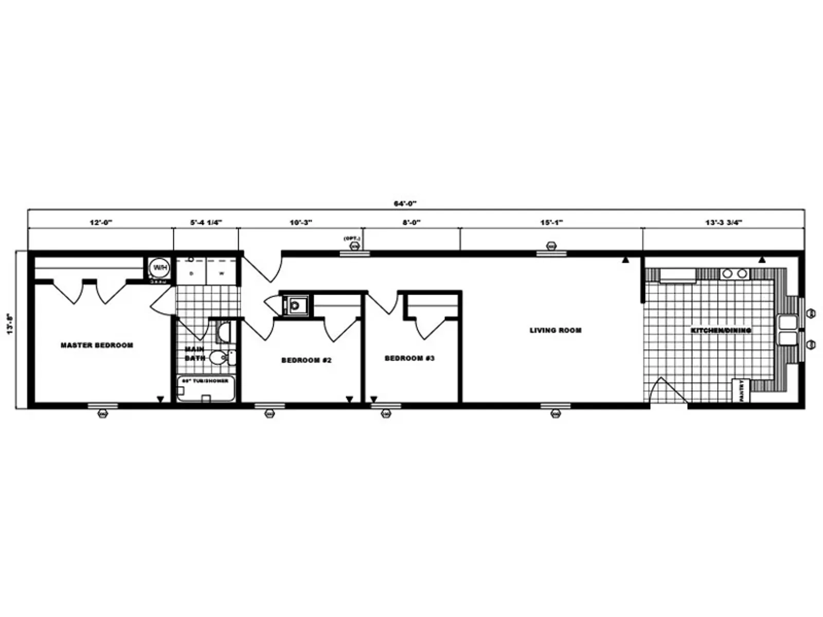 G-569 floor plan, drawn by Pine Grove Homes