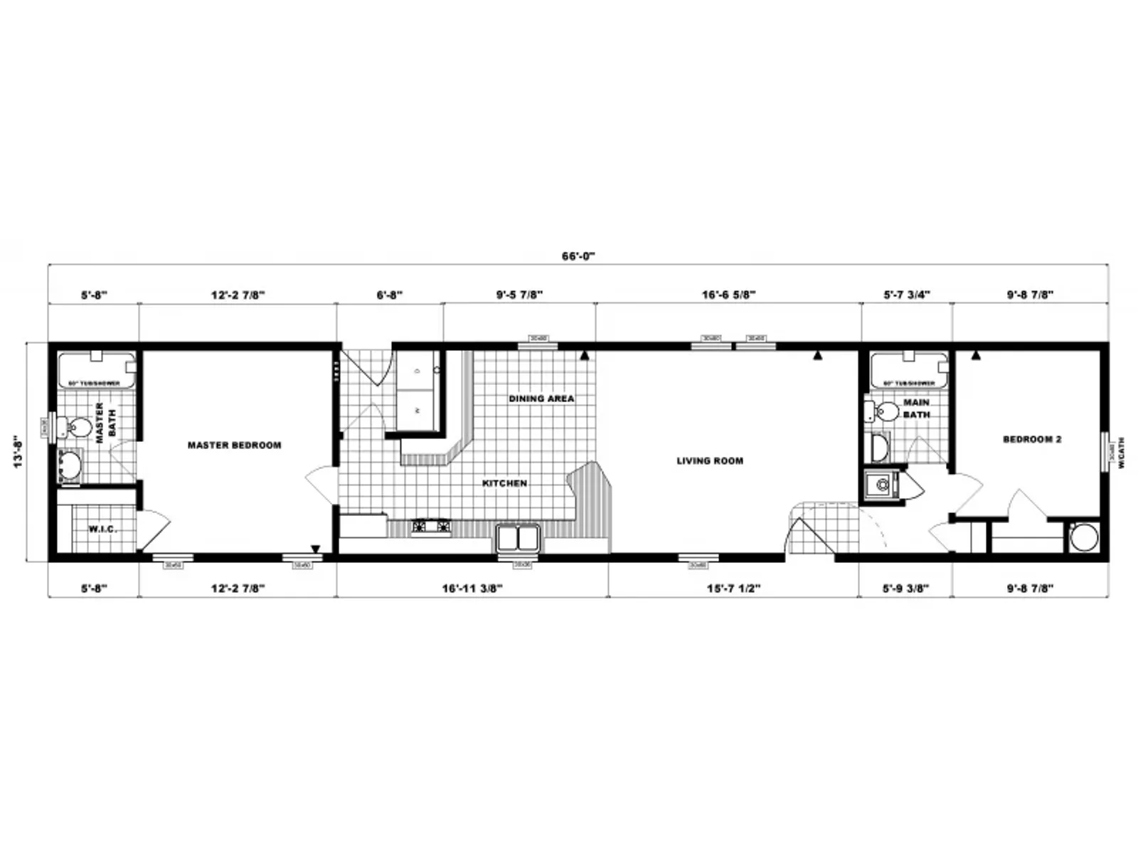 G-618 floor plan, drawn by Pine Grove Homes
