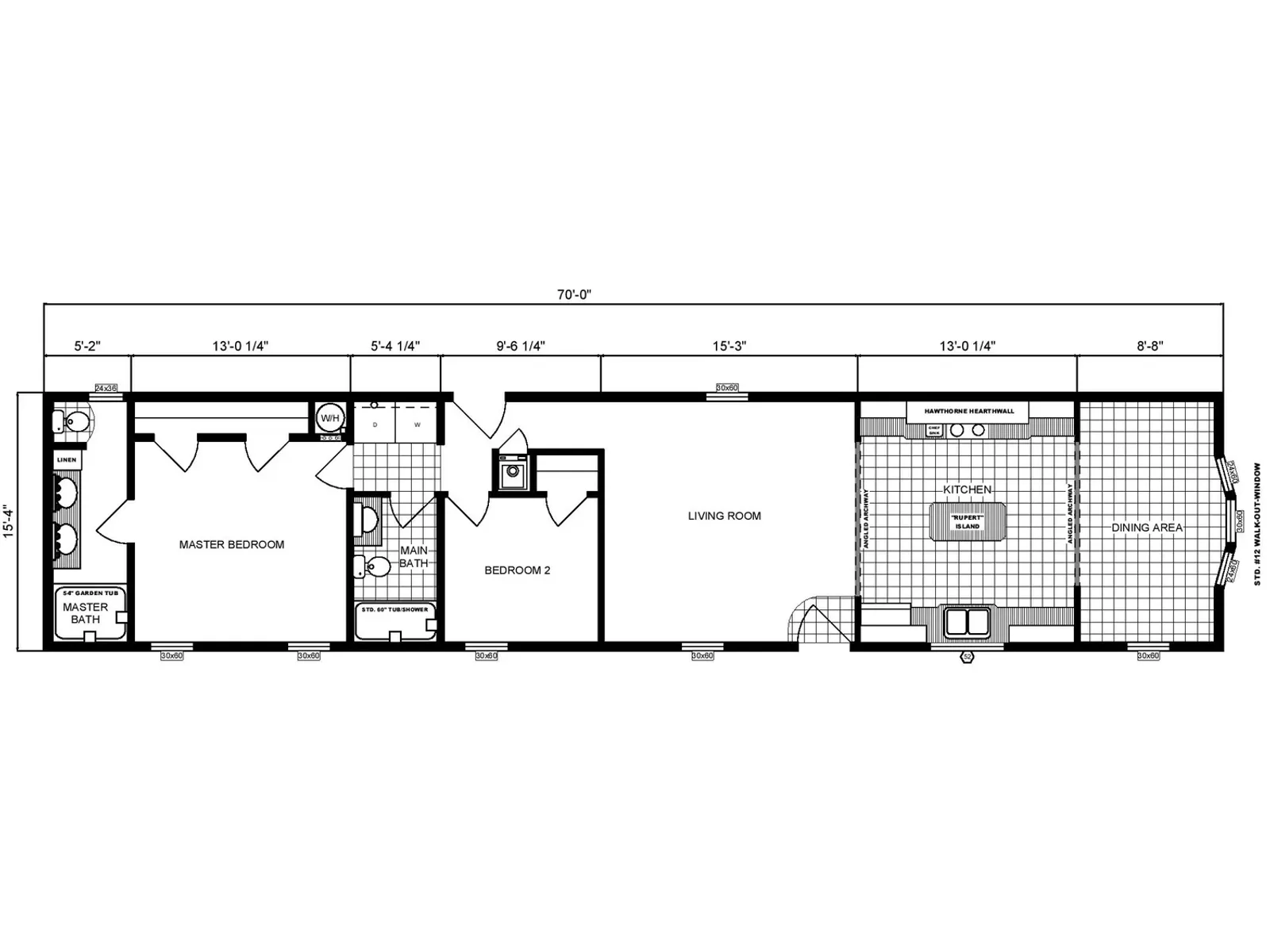 GH-16-565 floor plan, drawn by Pine Grove Homes