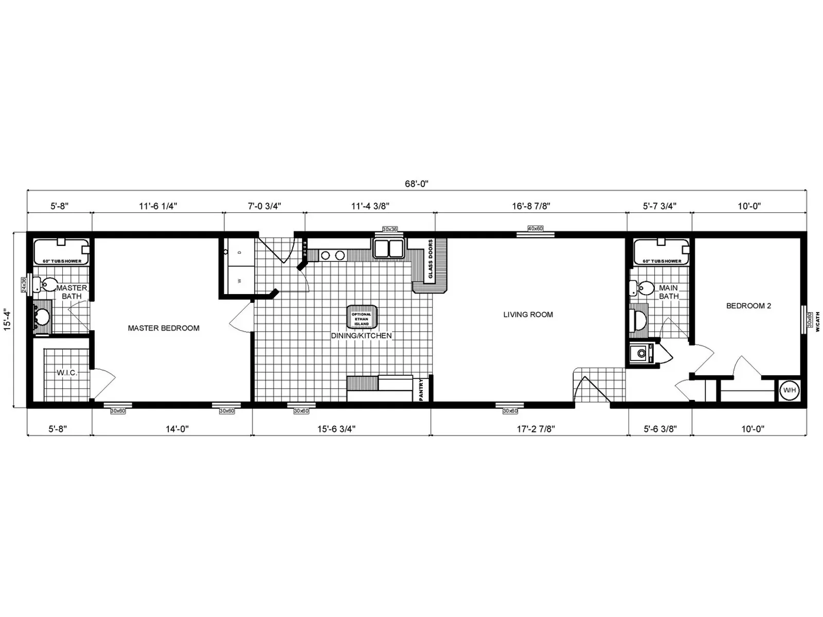 GH-16-577 floor plan, drawn by Pine Grove Homes