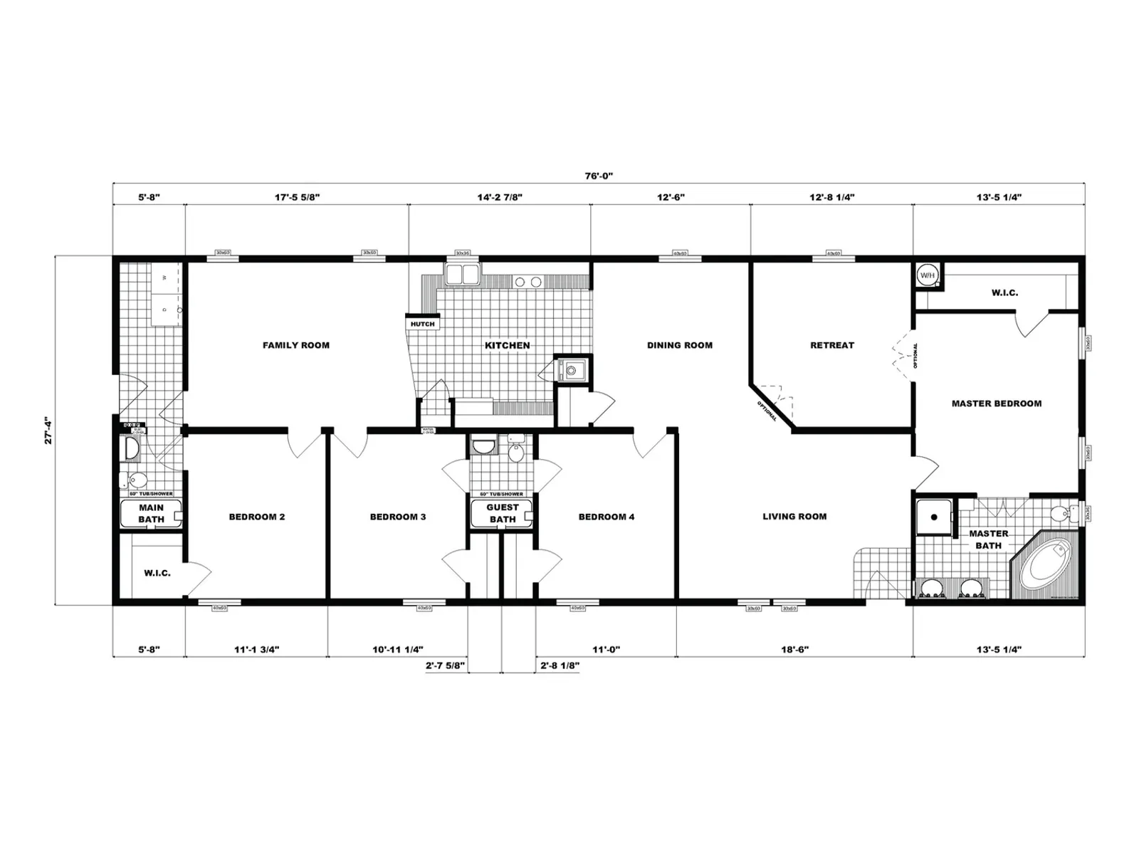 GH-2017 floor plan, drawn by Pine Grove Homes