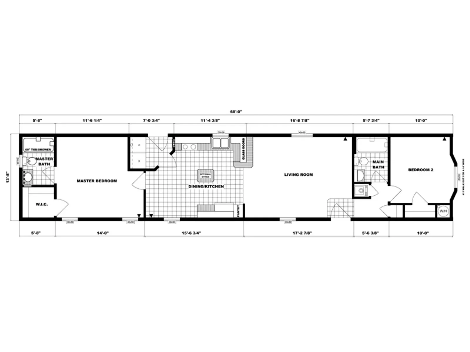 GH-577 floor plan, drawn by Pine Grove Homes
