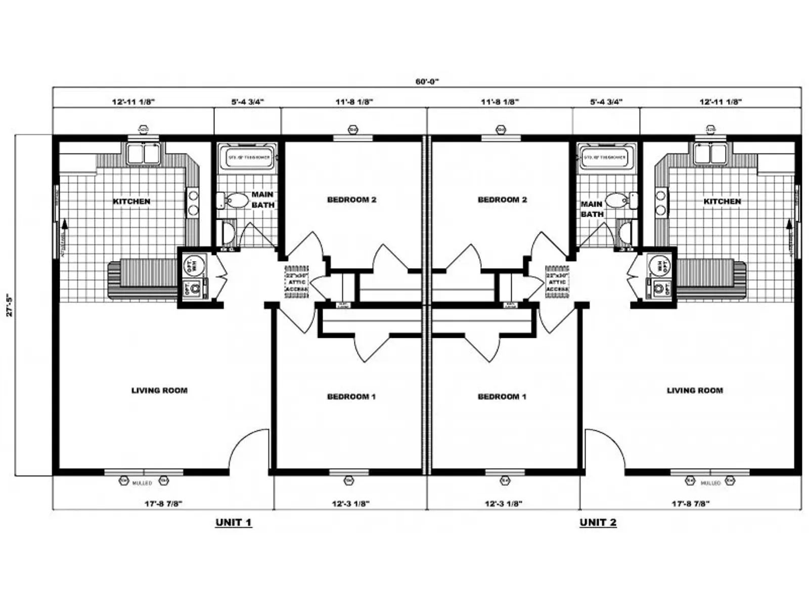 Magnolia floor plan, drawn by Pleasant Valley Homes