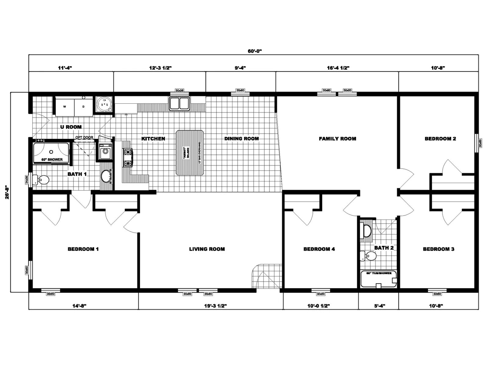 NETR G-3567 floor plan, drawn by Pine Grove Homes