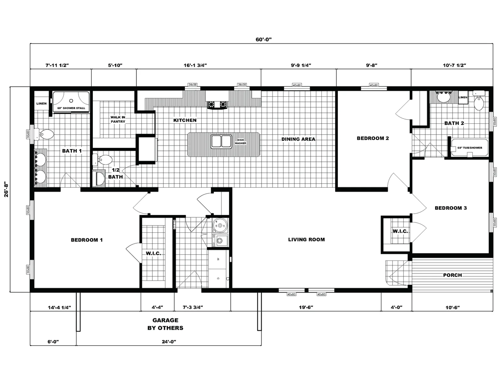 NETR G-3570 floor plan, drawn by Pine Grove Homes