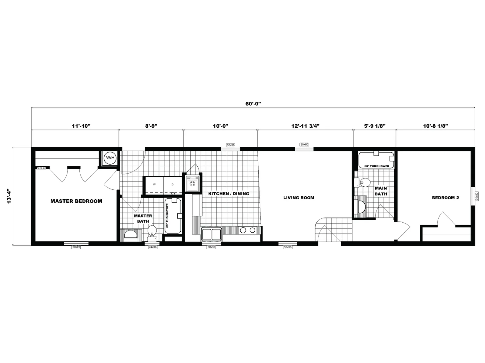 NETR G-621 floor plan, drawn by Pine Grove Homes