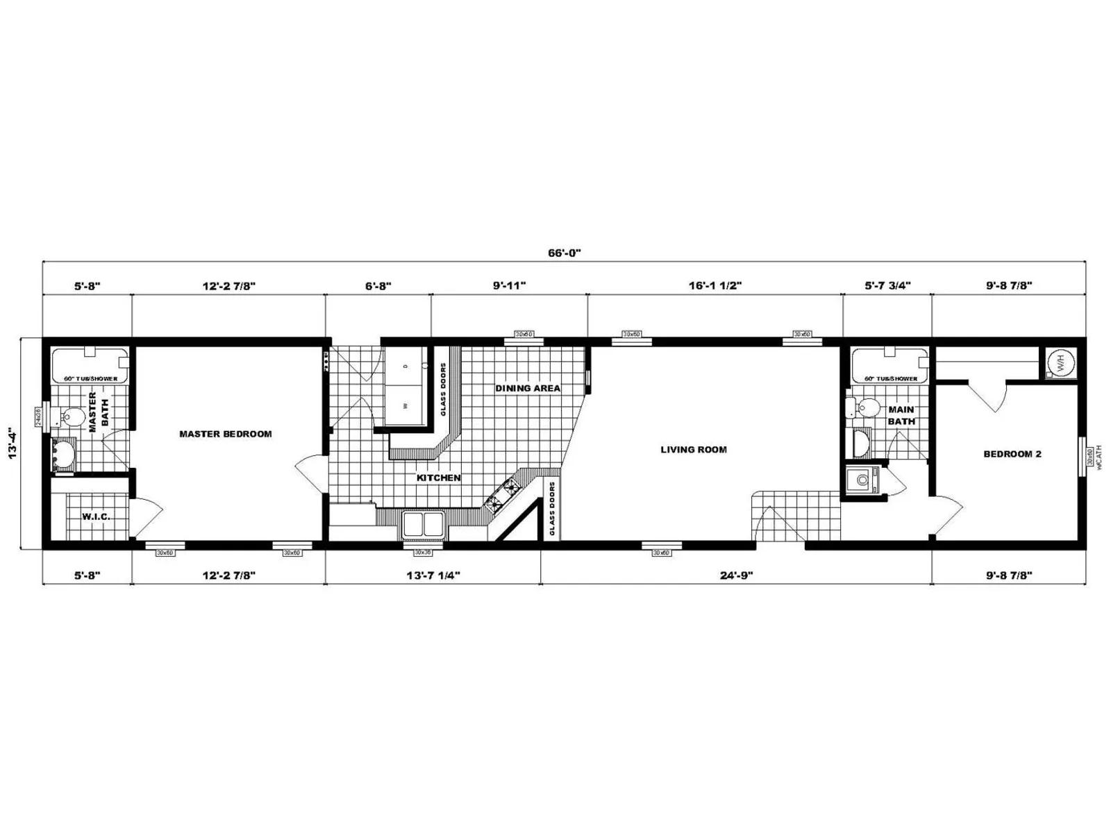 NETR G-624 floor plan, drawn by Pine Grove Homes