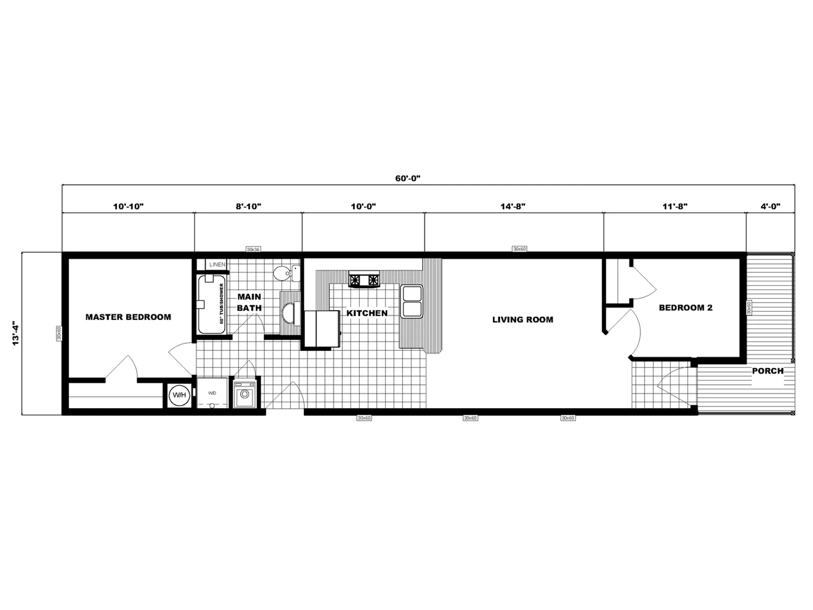 NETR G-633 floor plan, drawn by Pine Grove Homes