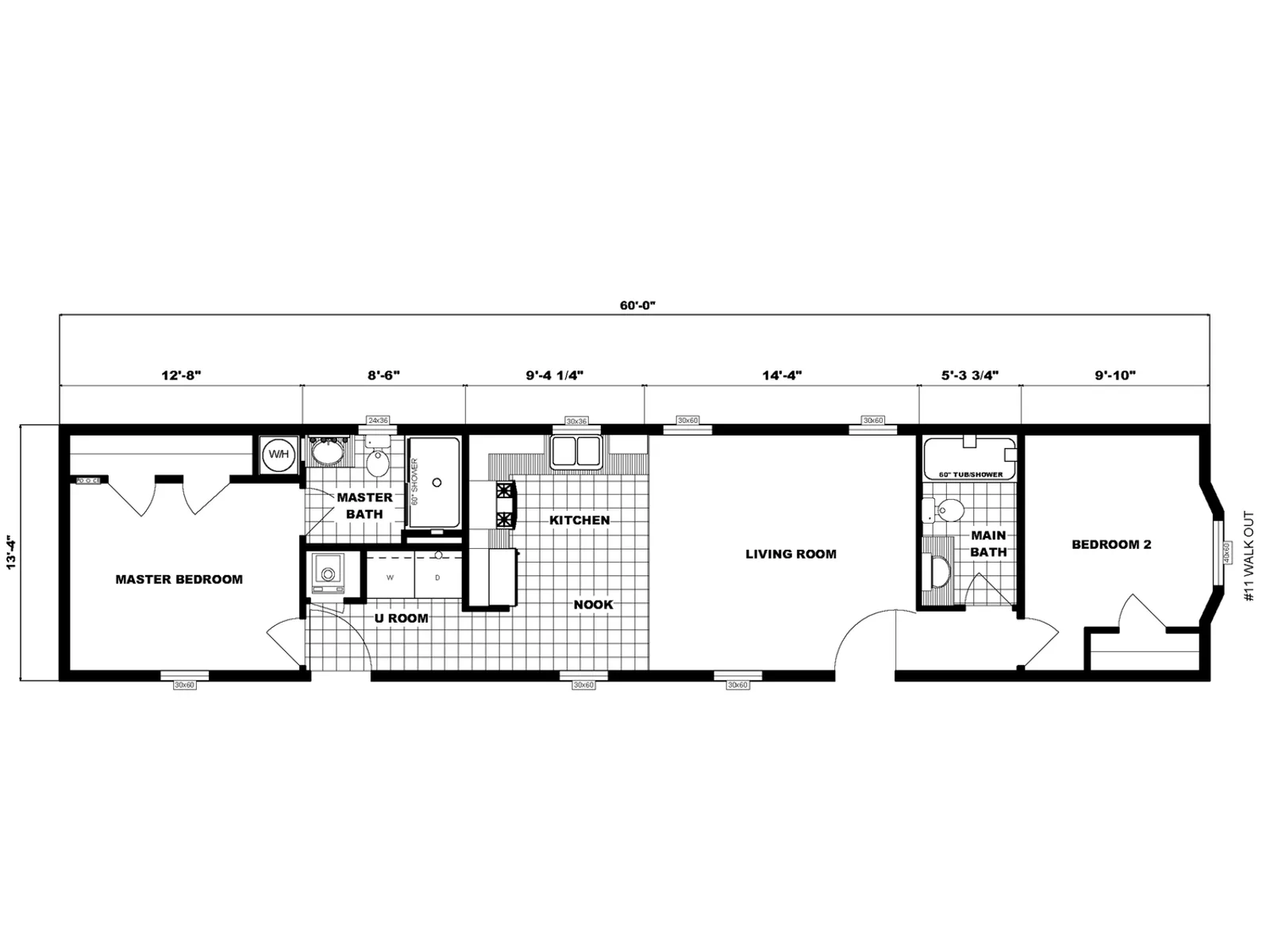 NETR G-635 floor plan, drawn by Pine Grove Homes