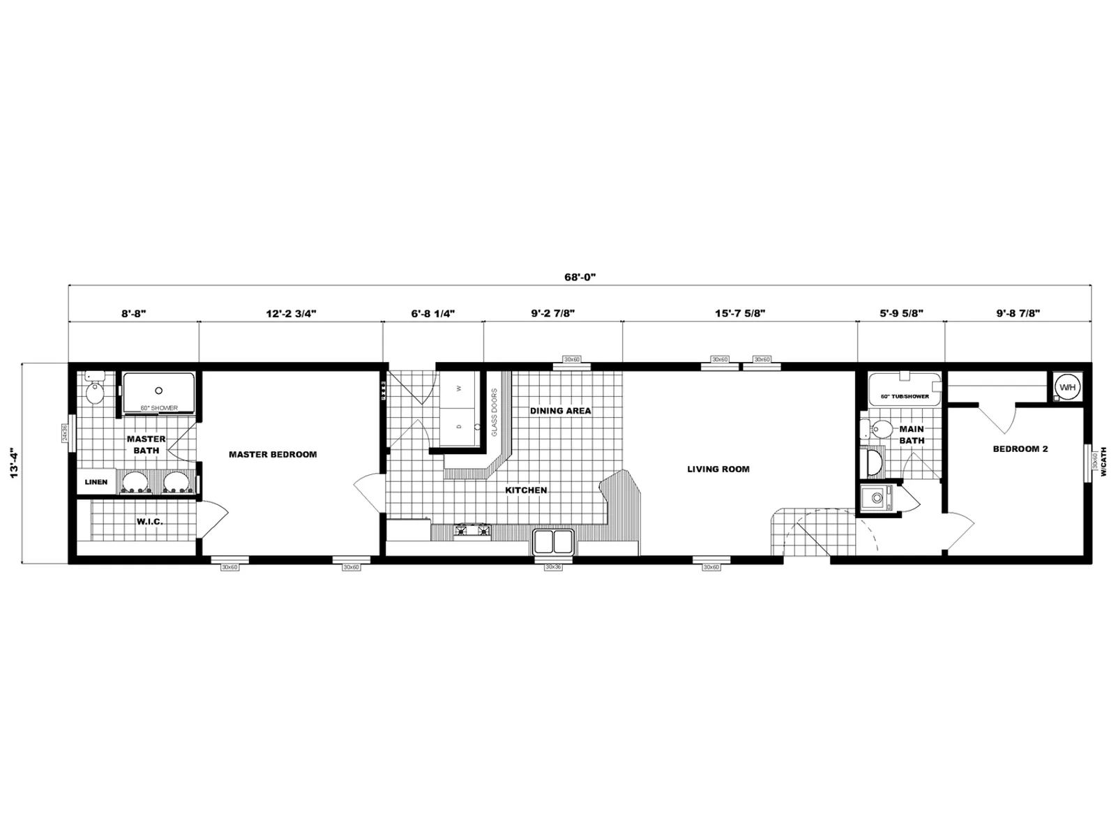 NETR G-637 floor plan, drawn by Pine Grove Homes