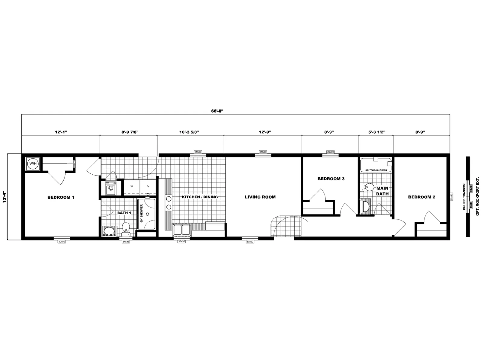 NETR G-639 floor plan, drawn by Pine Grove Homes