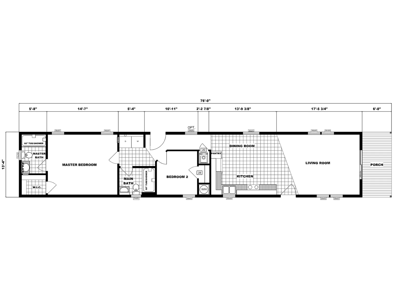 NETR G-642 floor plan, drawn by Pine Grove Homes