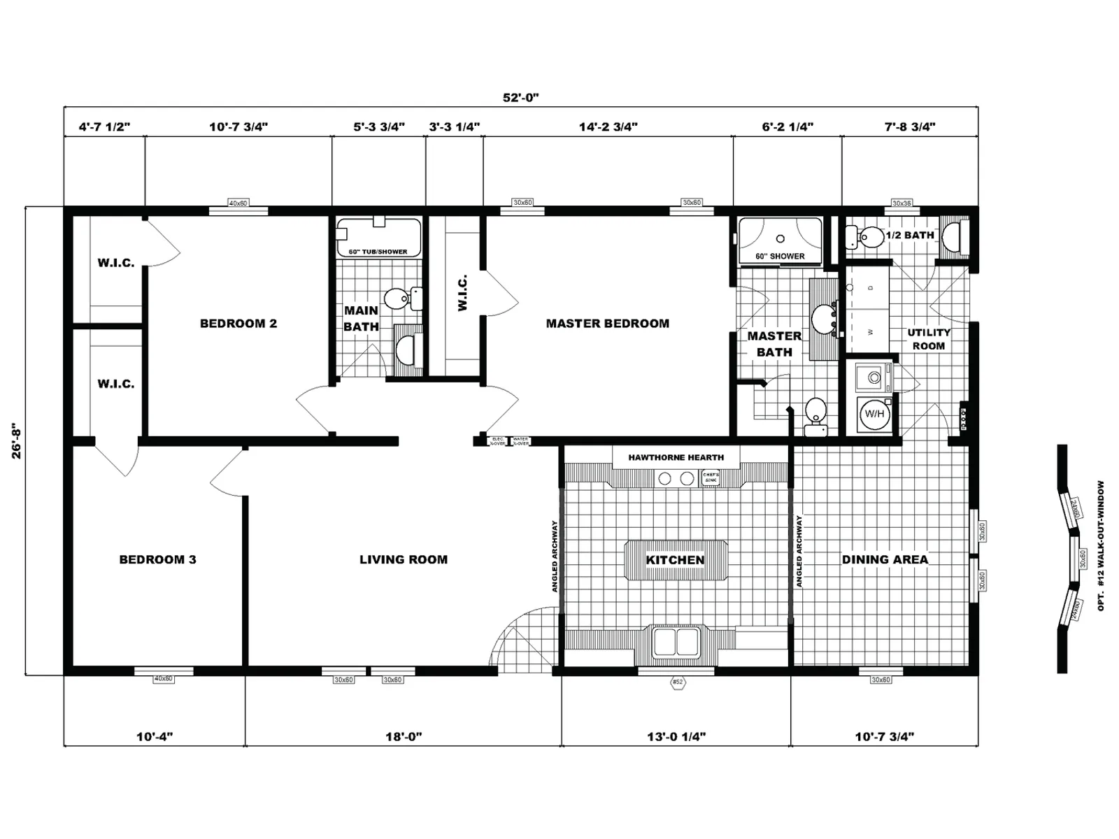 NETR GH-1769 floor plan, drawn by Pine Grove Homes