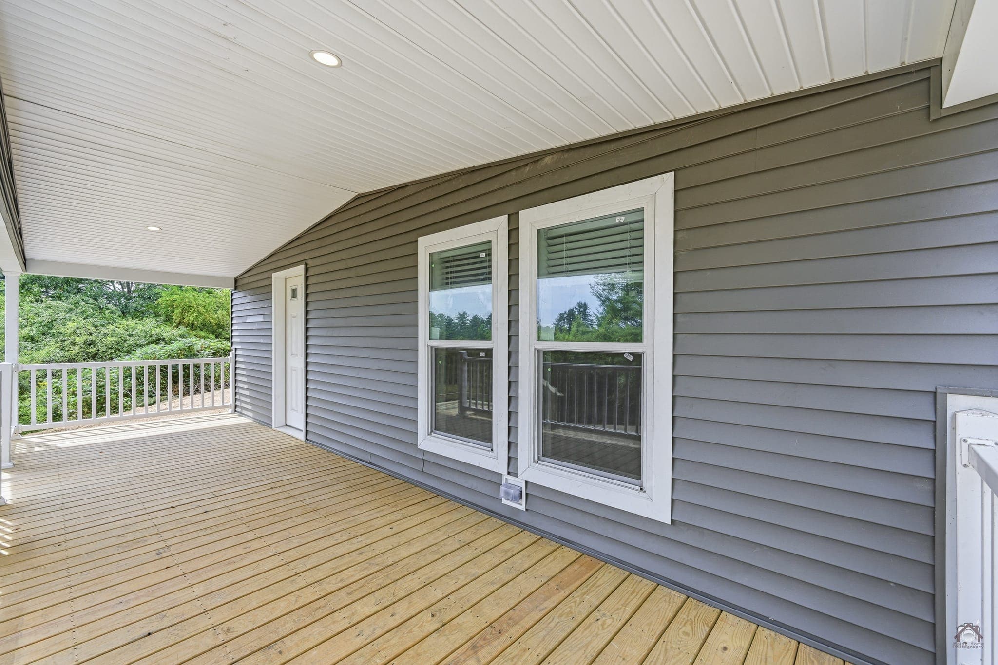 Double-section with a covered porch