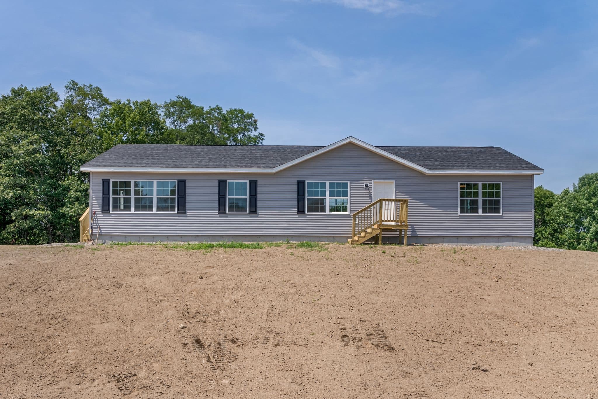 Ranch with a walkout basement