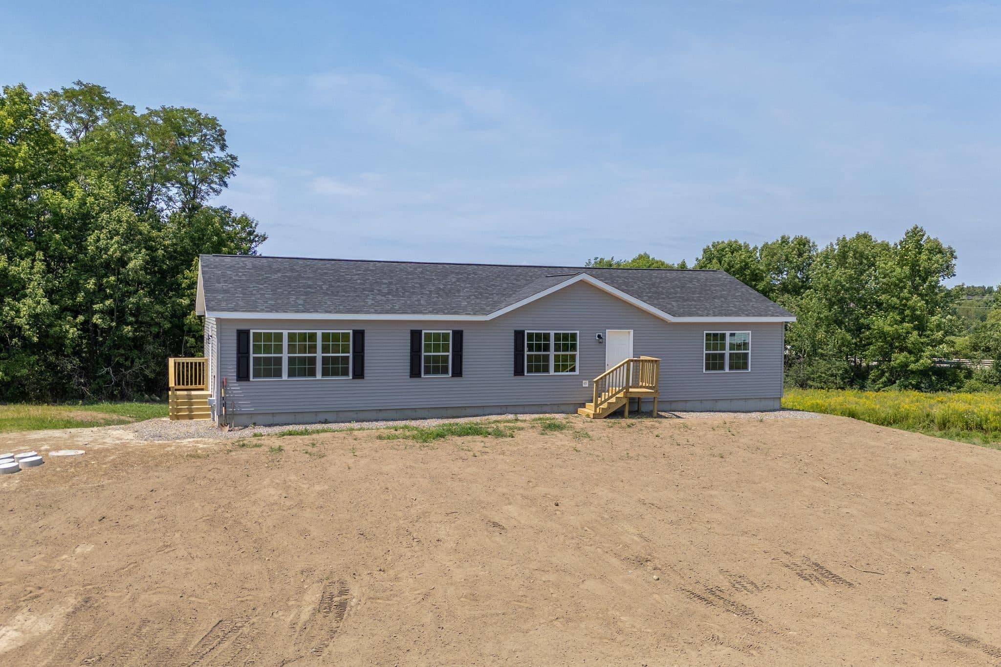 Ranch with a walkout basement