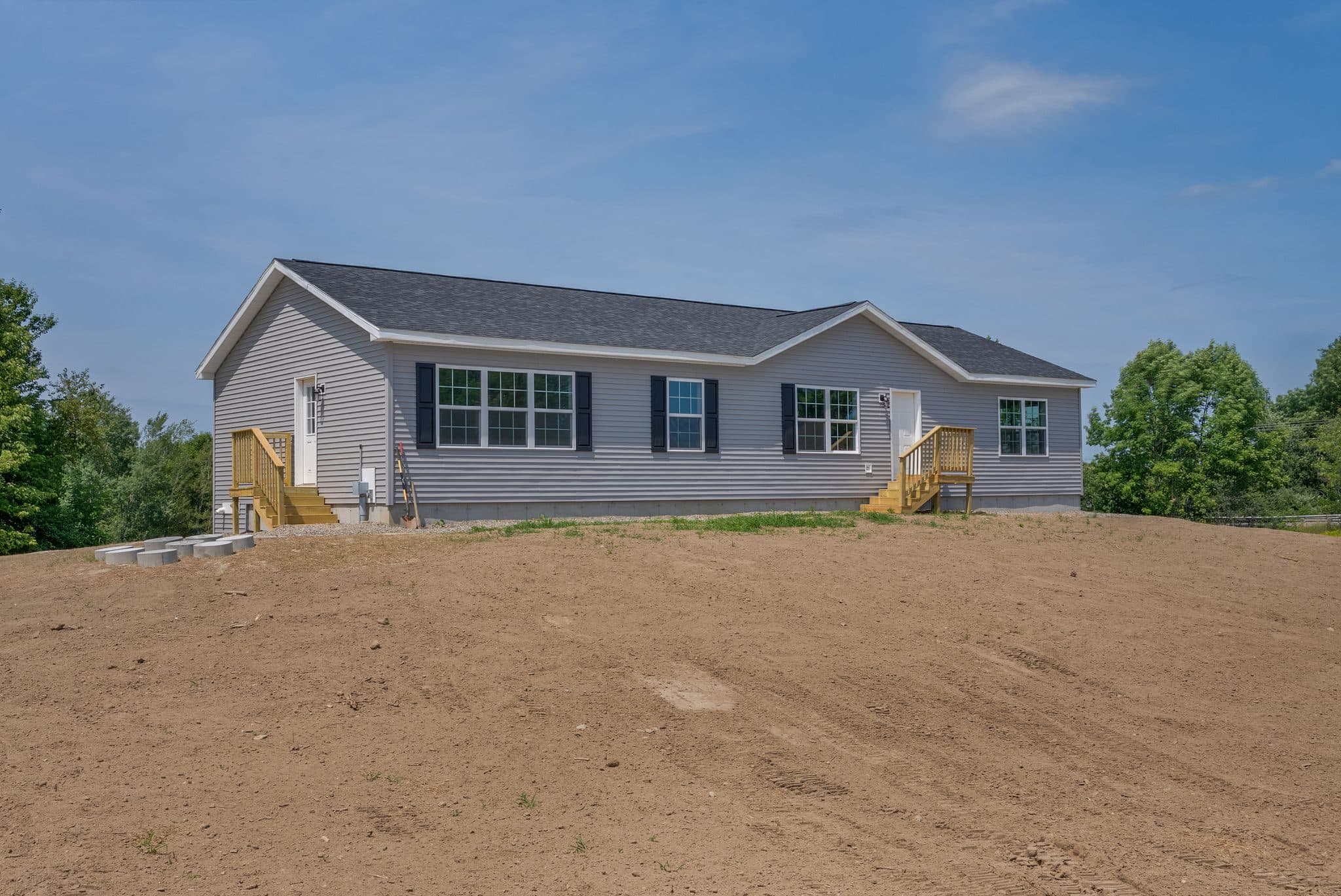 Ranch with a walkout basement