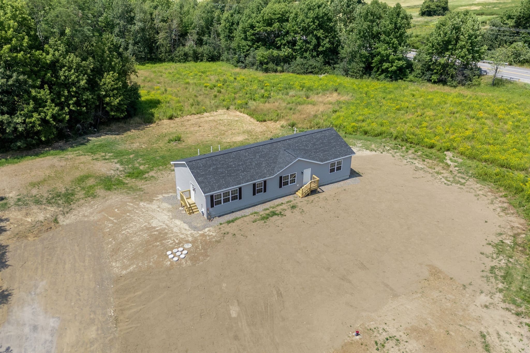 Ranch with a walkout basement