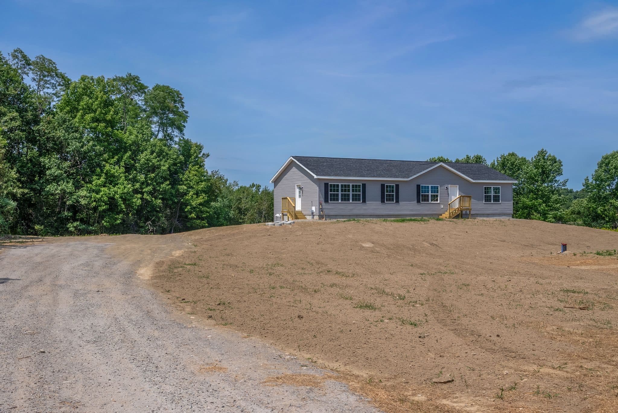 Ranch with a walkout basement